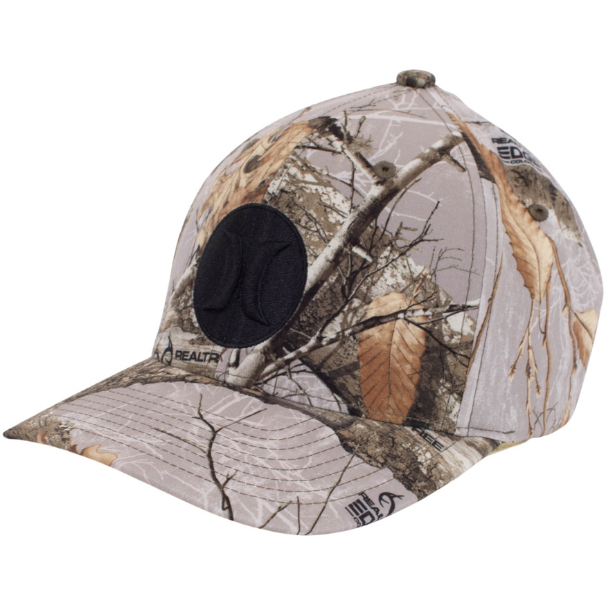 2026 Hurley Mens Real Tree Flexfit Cap HIHM0398 - Camo Green